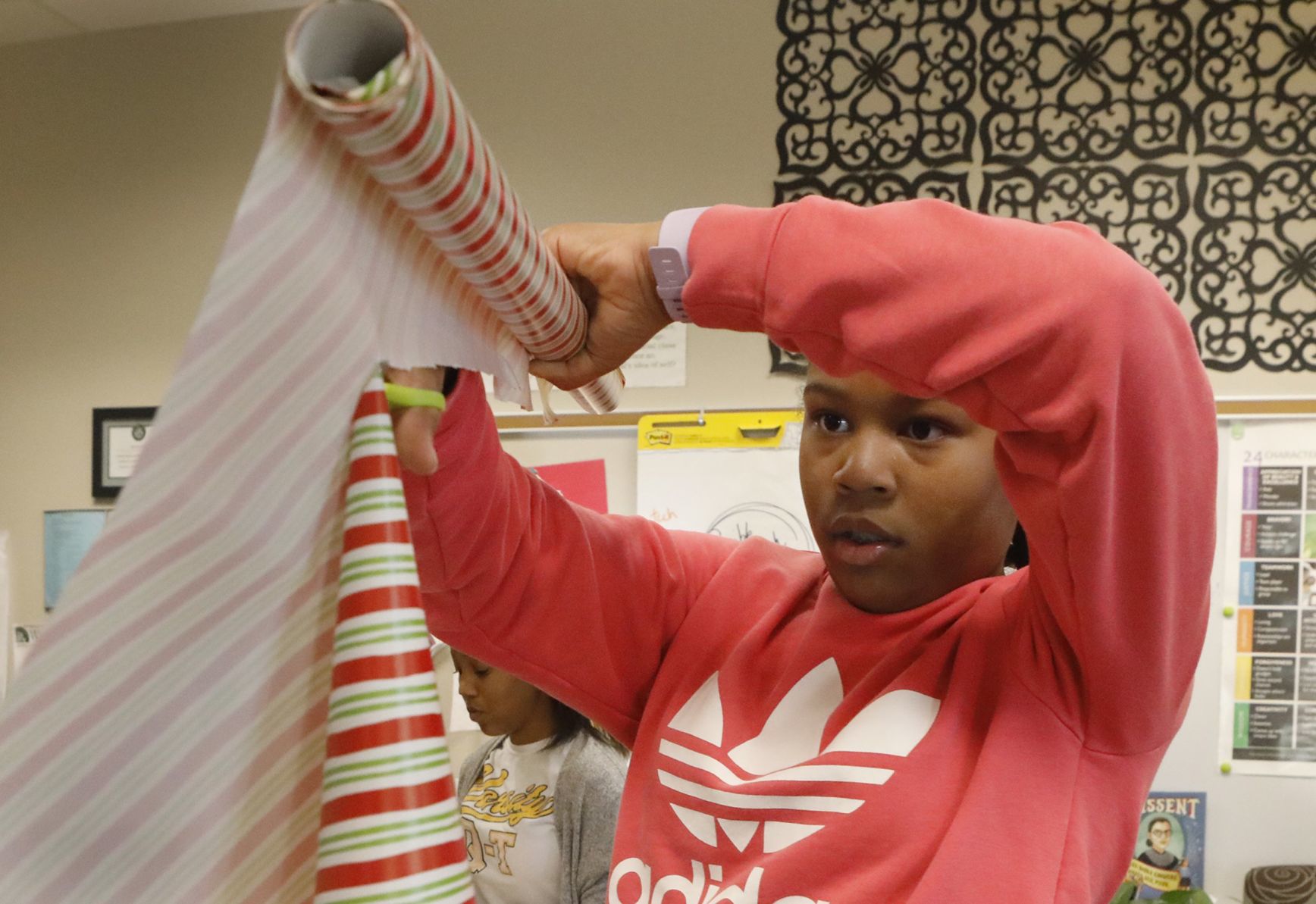 Whitfield students wrap presents for the neediest